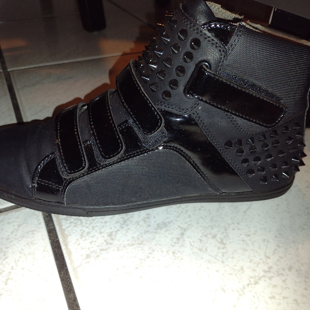 Aldo black high top sneaker